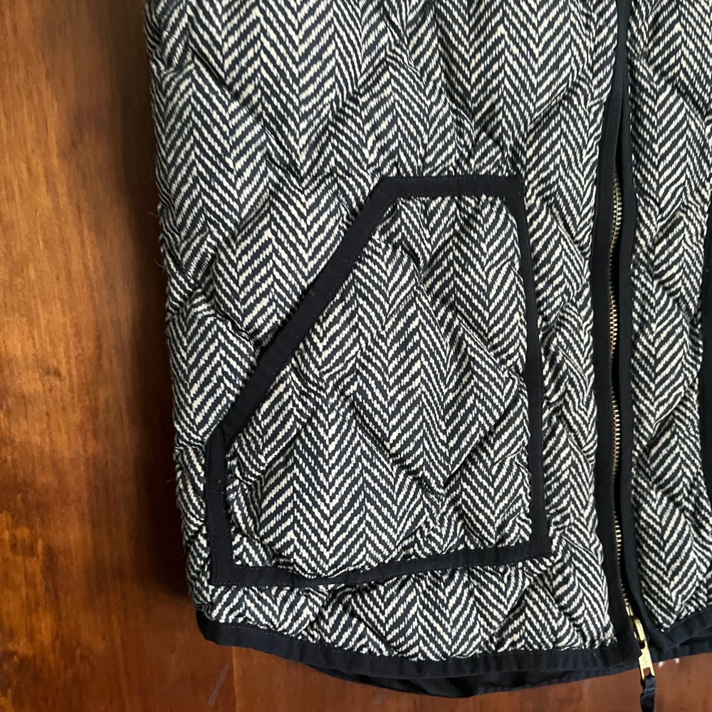 J. Crew Herringbone Patterned Vest - image 8